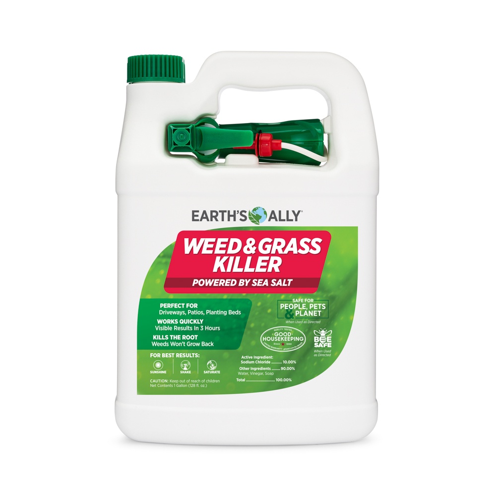 Weed & Grass Killer 1 gal. Ready-to-use | Powered by Sea Salt | Earth's Ally