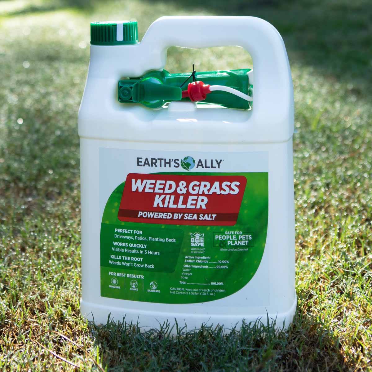 Natural Weed Grass Killer 1 Gal Ready To Use Earth S Ally