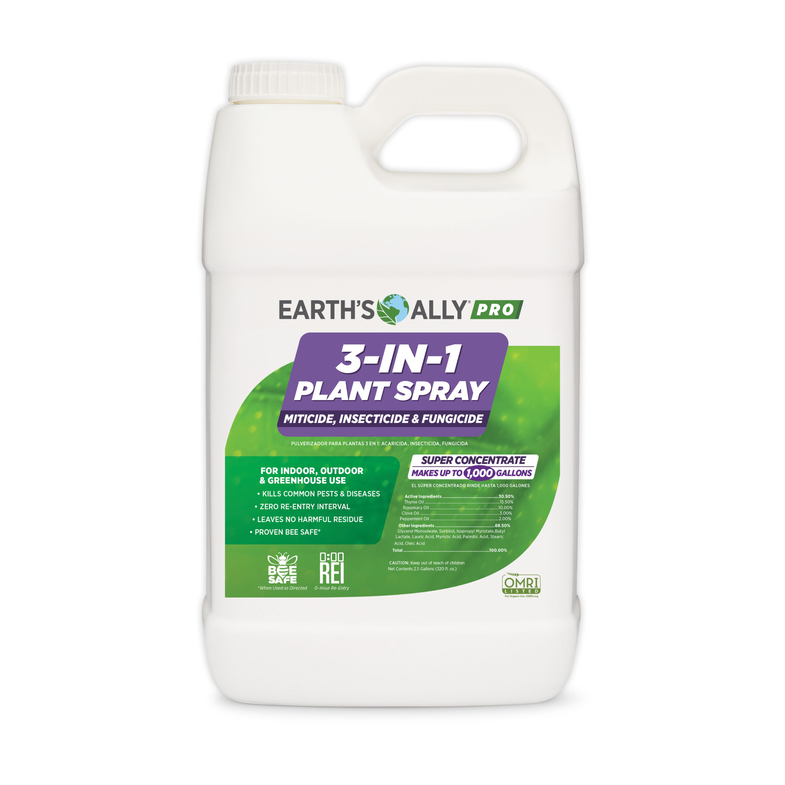 3-in-1 Plant Spray 24 fl. oz. Ready-to-Use - Earth's Ally